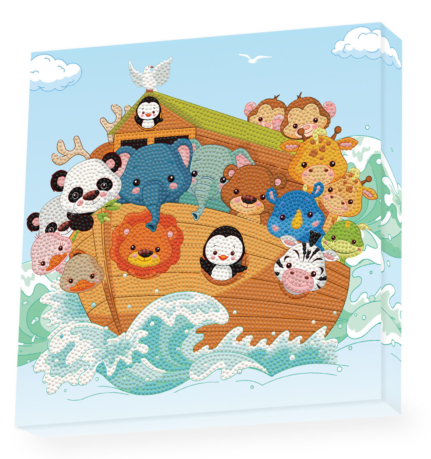 Diamond Dotz Animals Dotz Box Animal Diamond Painting Kits for Adults - Diamond Art Kits a Relaxing Creative Craft Kit with Dotz Gems 11"x11"