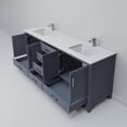 thumbnail image 6 of Jacques 72 in. W Dark Grey Double Bath Vanity, Cultured Marble Top, and Faucet Set, 6 of 8