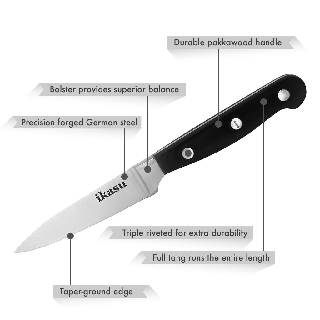 Full Tang Blade ikasu 10 inch Bread Knife Sharp Stainless Steel Serrated Edges 
