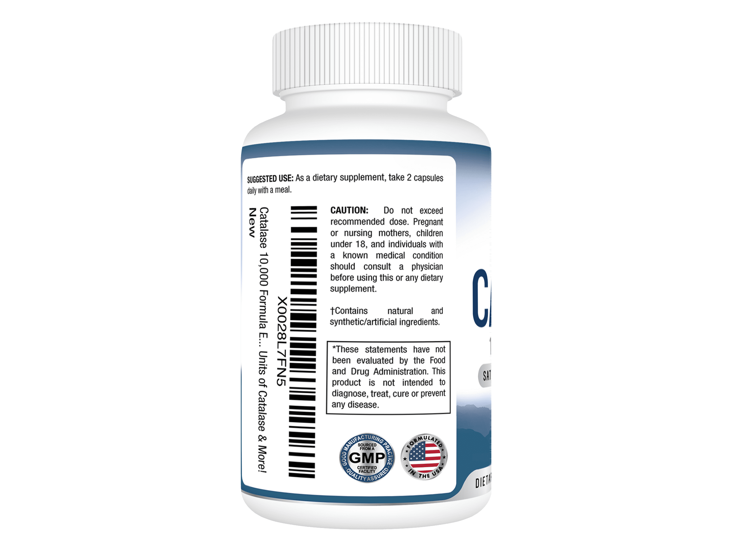 Best Earth Naturals, Catalase 10,000, Hair Support Supplement Capsules for Men and Women, 60 Count