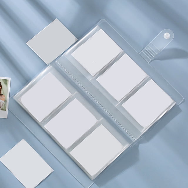 AURARMLET 2Pcs Photo Album For Children Transparent Plastic Simple Design For Friends Travel