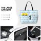 thumbnail image 3 of Easygdp Blue and White Squares Bolsa de Viaje de Playa de Gran Capacidad, Bolsa Tote Perfecta para la Playa, Escapadas de Fin de Semana y Viajes, 3 of 7
