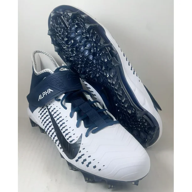 N I-K-E Alpha Menace Pro 2 Mid Football Cleats BV3945-102 Midnight Navy Size 12-13