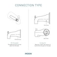 thumbnail image 3 of Moen 3829 Non-Diverter 1/2-Inch CC Slip-Fit Tub Filler Spout, Chrome, 3 of 3