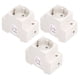 thumbnail image 2 of 3 piezas Adaptador de riel de toma de corriente Conector industrial de toma de corriente Enchufe europeo CA 250 V 10-16 A, 2 of 9