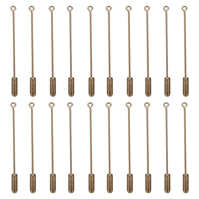 MasteelfCA 20pcs Creative DIY Brooch Accessories Long Hat Earring Accessories