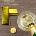 thumbnail image 3 of mtvxesu Wine Bottle Opener, Gold Bar Bottle Opener and Magnet Golden Bullion Fridge Beer Bar Kitchen Utensils Automatic Wine Opener Wine Opener Bottle Opener, 3 of 9