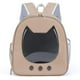 thumbnail image 4 of Bolsa de lona para gatos, mochila portátil de PU para perros y gatos, bolsa de viaje para mascotas (v7r0), 4 of 8