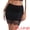 Black, variant on DARING DIVA Women's Anti-Static Above Knee Half Slip Lace Hem Under Dresses L Beige
