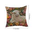 thumbnail image 3 of Under 5 Dollars! YZEGDCH Easter Throw Pillow Covers 18"x18" Spring Farmhouse Pillow Covers for Sofa Home Decoration Easter Gift, 3 of 7