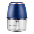 thumbnail image 2 of WUXIAB Cordless Mini Processor,Meat Vegetable Chopper,Electric Food Chopper,Easy To Clean,USB Rechargeable Electric Garlic Grinder 300ml,6-Blade Food Chopper for Meat Veggies,Cordless Mini Processor, 2 of 7
