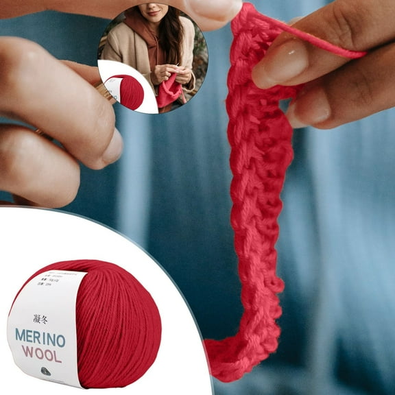 WNFJR Wool-Ease Yarn, Worsted-Weight Yarn for Knitting, Crocheting, and Crafting