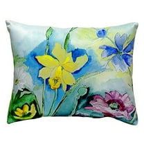 Betsy Drake Betsy's Florals No Cord Throw Pillow