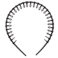 thumbnail image 4 of 10 Uds diademas de plástico negro para el cabello, accesorios para herramientas de bricolaje para el cabello de Colcomx diadema de plástico, 4 of 8