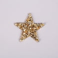 thumbnail image 2 of Pegatinas de tela con patrón de estrella de cinco puntas para perforaciones en caliente y dibujo en caliente, para zapatos, sombreros, equipaje, accesorios de ropa, parche de malla adhesiva, 2 of 5