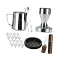 thumbnail image 2 of Kit de accesorios de espresso jarra de espuma, cuchara de café, acero inoxidable, manipulador de café 51 mm de manipulación de café espresso para bar, 2 of 9