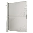 thumbnail image 3 of vidaXL Garden Gate 39.4"x49.2" Stainless Steel, 3 of 6