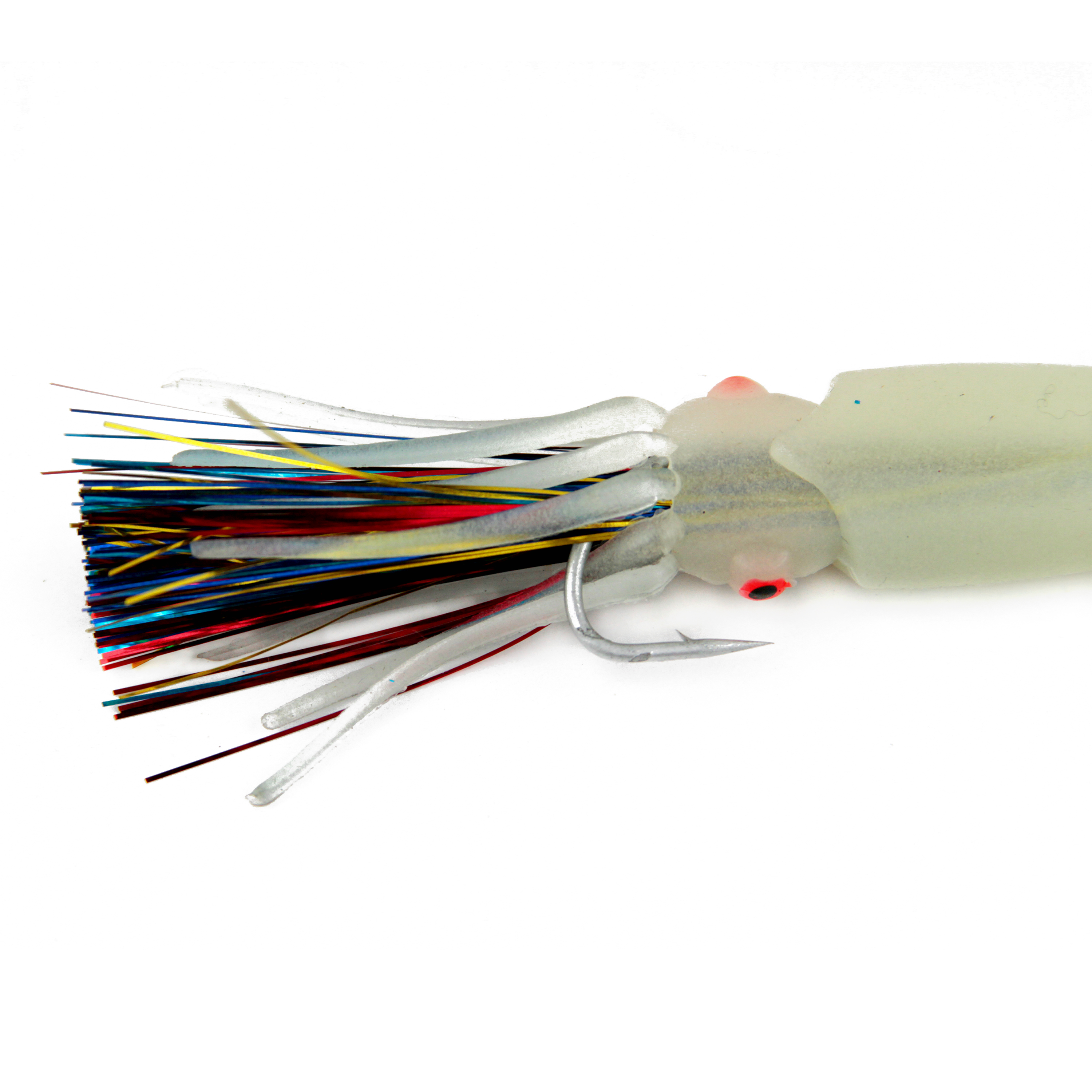 Ahi USA Rock Cod Fishing Squid Squirts Rig- Glow