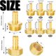 thumbnail image 5 of 12 Pack 1/2"hose Connector,8mm,10mm,12mm,external Thread And Internal Thread For Air,gas,water Hose, 5 of 5