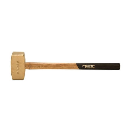 UPC: 0851704007334 | ABC Hammers ABC10BWS 24 in. 10 lbs Brass Hammer with Wood Handle