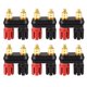 thumbnail image 4 of Terminal de unión dual Uxcell, conector de altavoz de amplificador de potencia de rosca M5, conector de enchufe de banana de 2 vías, 6 piezas, 4 of 4