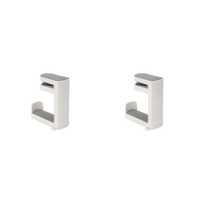Matsuzay Soporte para auriculares Soporte para pantalla de auriculares Soporte ajustable para auriculares Blanco/Giratorio de 360° 2piezas