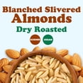 thumbnail image 4 of Dry Roasted Blanched Slivered Almonds, 4 Pounds – Perfectly Oven Toasted for Maximum Flavor, Unsalted, No Oil Added, Perfect for Cooking, Baking and Snacking, Vegan, Kosher, Bulk – by Food to Live, 4 of 7
