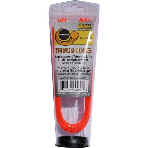 Cmd Products 5610 Pre-Cut Trimmer Line, .095-In., 24-Pk. - Quantity 1