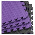 thumbnail image 6 of 1" Extra Thick Interlocking Home Gym Foam Floor Mat Reversible Tiles (24" x 24") | 12 Pieces, Square feet | Protective Flooring for Work Out Exercise, 6 of 9