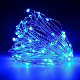 Fairy Lights Battery Powered 2M 20 LED Battery Christmas String Lights Operated Waterproof Decorative Lighting for Outdoor Indoor Bedroom Party Patio Purple
