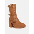 thumbnail image 2 of Syrah Chunky Biker Boots, 2 of 11