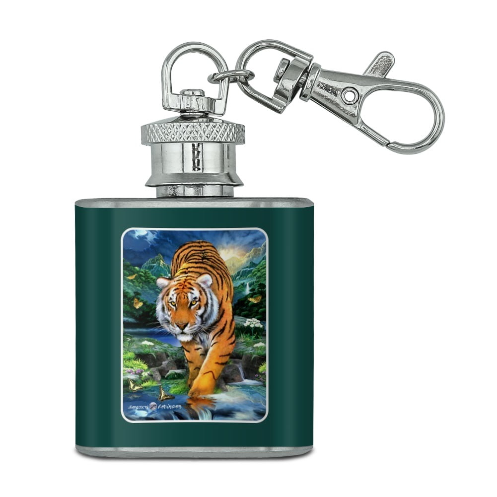 Funny Animal Tiger Face Sports Drinks Bottle Camping Flask 