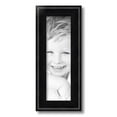 thumbnail image 2 of ArtToFrames 5" x 16" Matte Black with Beads Picture Frame, 5x16 inch Black Wood Poster Frame (WOM-4065), 2 of 8