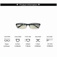 thumbnail image 5 of Men'S and Women'S Blue Transparent Lens Glasses - Relieve Eye Strain and Vertigo from Screens, Including Computers, mobile Phones and Gaming Equipment, Fashion Glasses, 5 of 6