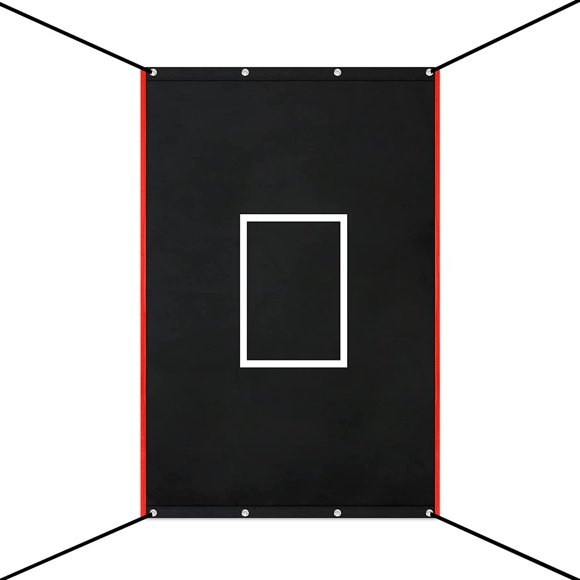 Vinyl Backstop Heavy Duty Batting Cage Backstop Baseball Batting Cage Backdrop and Net Saver for Baseball Softball Hitting Pitching