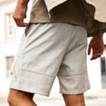 thumbnail image 5 of Gyexs Athletic Shorts for Men Men 9 Inch Chino Cotton Shorts Gym Soft Breathable Summer Shorts Outdoor Activewear Light Gray, Size XXXL, 5 of 6