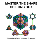 SHASHIBO Magnetic Fidget Cube That Transforms Into Over 70 Shapes, Elements, 1 Pack