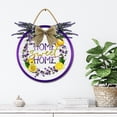 thumbnail image 4 of Home Sweet Home Lemons Door Sign Home Decor Round Wood Wreaths Wall Hanging Sign Farmhouse Porch Sign Front Door Decoration for Housewarming Gift All Seasons Holiday,12In, 4 of 5