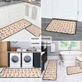 thumbnail image 5 of Beige Cow Heart Pattern Kitchen Rugs Sets Of 2,Anti Fatigue Kitchen Mat Rugs Non Slip Washable,Decorative Kitchen Floor Mats for Kitchen,Sink,Laundry,17"X30"+17"X47", 5 of 7