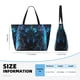 thumbnail image 4 of Fotbe Cool Blue Light Wolf Bolsa de Viaje para Playa - Resistente al Agua, Bolsa Tote de Gran Capacidad y Ligera con 7 Bolsillos para Mujeres y Hombres, 4 of 7