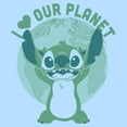 thumbnail image 2 of Mens Lilo & Stitch I Heart Our Planet T Shirt, 2 of 4
