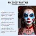 thumbnail image 3 of Halloween Face Body Paint Kit Professional Body Decor Set for Halloween Birthday Parties Craft Art Supplies Halloween Gift, 3 of 5