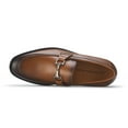 thumbnail image 6 of Ferro Aldo Daxon MFA19708 Moc-Toe Penny Loafers with decorative Buckle (Leather), in Cognac, Men's Size 13, 6 of 8