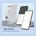 thumbnail image 2 of Disyuntor Inteligente Tuya WIFI 1P+N 1A-63A Riel DIN Ajustable con Medición Funciona con Smart Life Home, 2 of 8