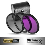 Ultimaxx 3PC Protective Filter Kit (UV, CPL, FLD) - 55mm