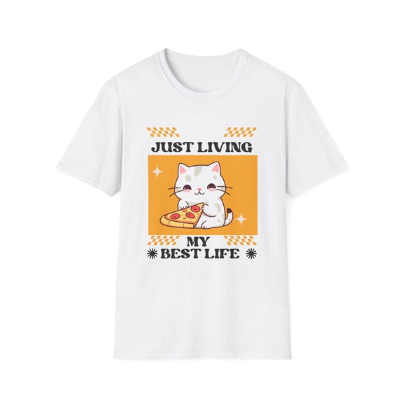 Funny Cat T-Shirt Living my best life