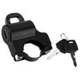 thumbnail image 5 of 22mm Handlebars Universal Motorcycle Helmet Security Lock Padlock with 2 Keys (Black), 5 of 8