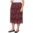 thumbnail image 3 of Alfred Dunner Womens Plus-Size Casual Long Paisley Skirt, 3 of 6