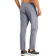 thumbnail image 3 of Men's Lightweight Hiking Pants Breathable Quick Dry Camping Fishing Running Athletic Active Jogger Pant Gray 4XL, 3 of 4
