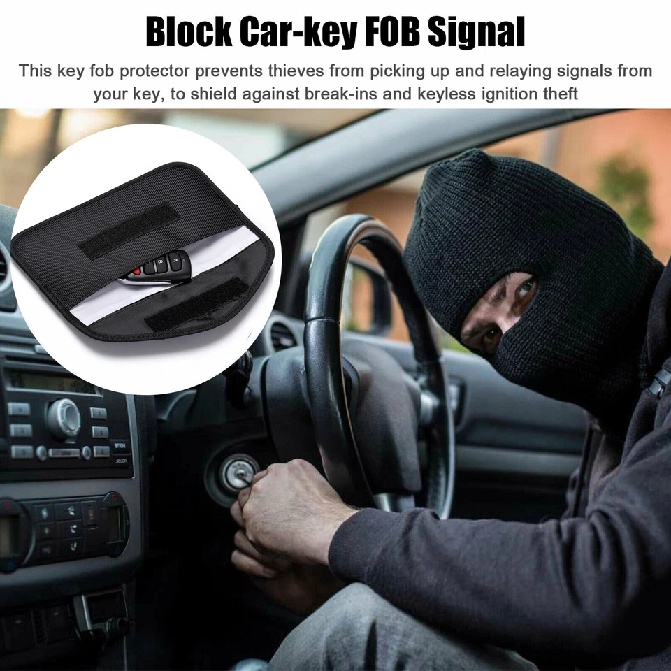 Faraday Bag Rfid Signal Blocking Shielding Pouch Cell Phone Wallet Case Pouch Us